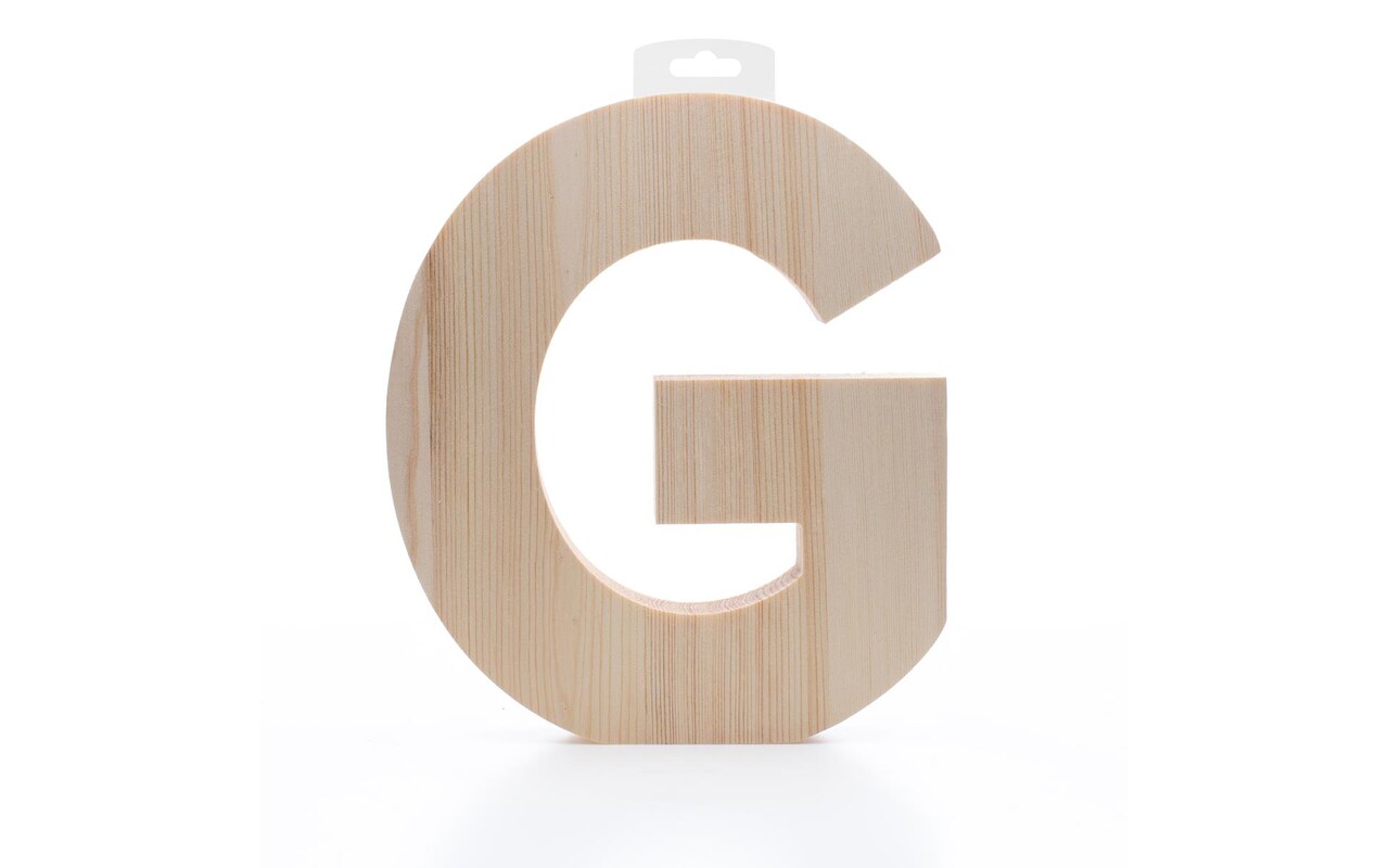 Hampton Art Wood Letter Chunky 8" G, Wooden Letters, Wood Letters, Wooden Letters Wall Decor, Large Letters 8 Inch, Small For Crafts